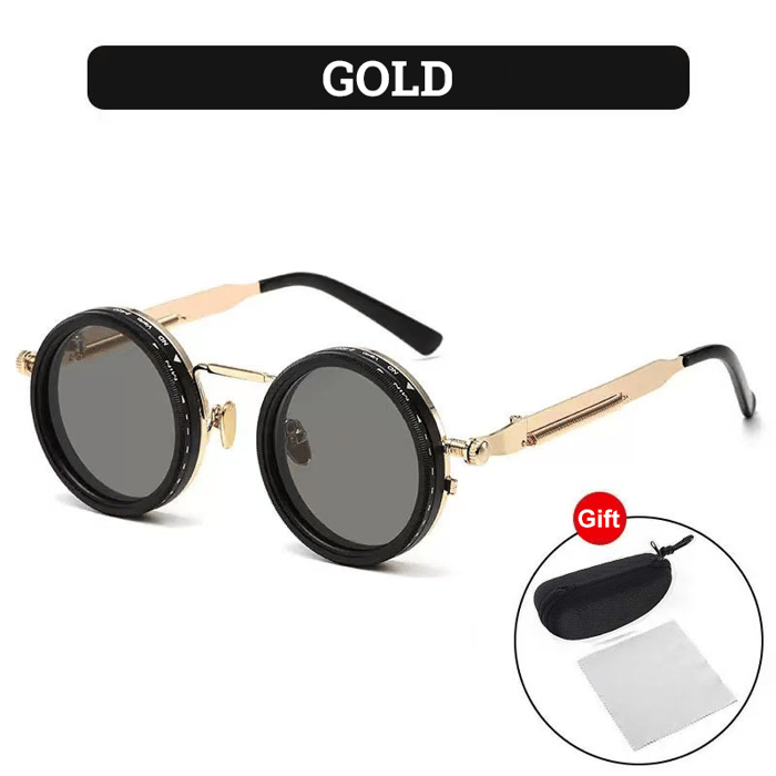 ⚡ 50K+ Sold 🔥 Selling Fast – Adjustable Tint Rounded Polarized Lenses Retro Sunglasses