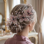 Exquisite Crystal Butterfly Headband