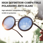 ⚡ 50K+ Sold 🔥 Selling Fast – Adjustable Tint Rounded Polarized Lenses Retro Sunglasses