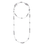 Elegant Gray Pearl Multi-Way Necklace