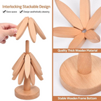 ⚡ 50K+ Sold 🔥Artisanal Wooden Coasters Trivets Set