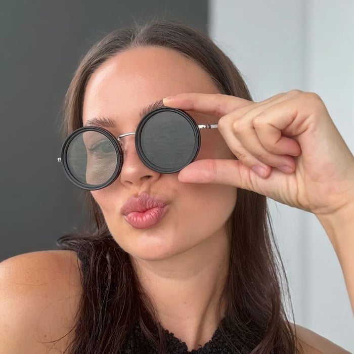 ⚡ 50K+ Sold 🔥 Selling Fast – Adjustable Tint Rounded Polarized Lenses Retro Sunglasses