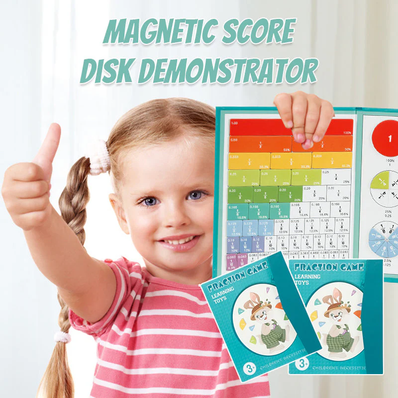 ⚡ 50K+ Sold 🔥 Selling Fast – Magnetic Fraction Educational Puzzle
