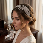 Multi-Layer Rhinestone Chain Headband