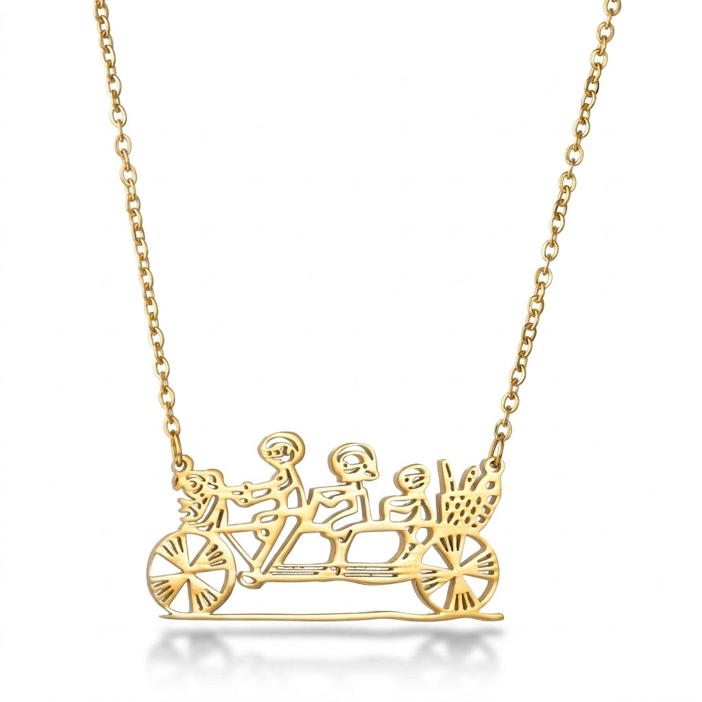 Personalized Children’s Drawing Necklace