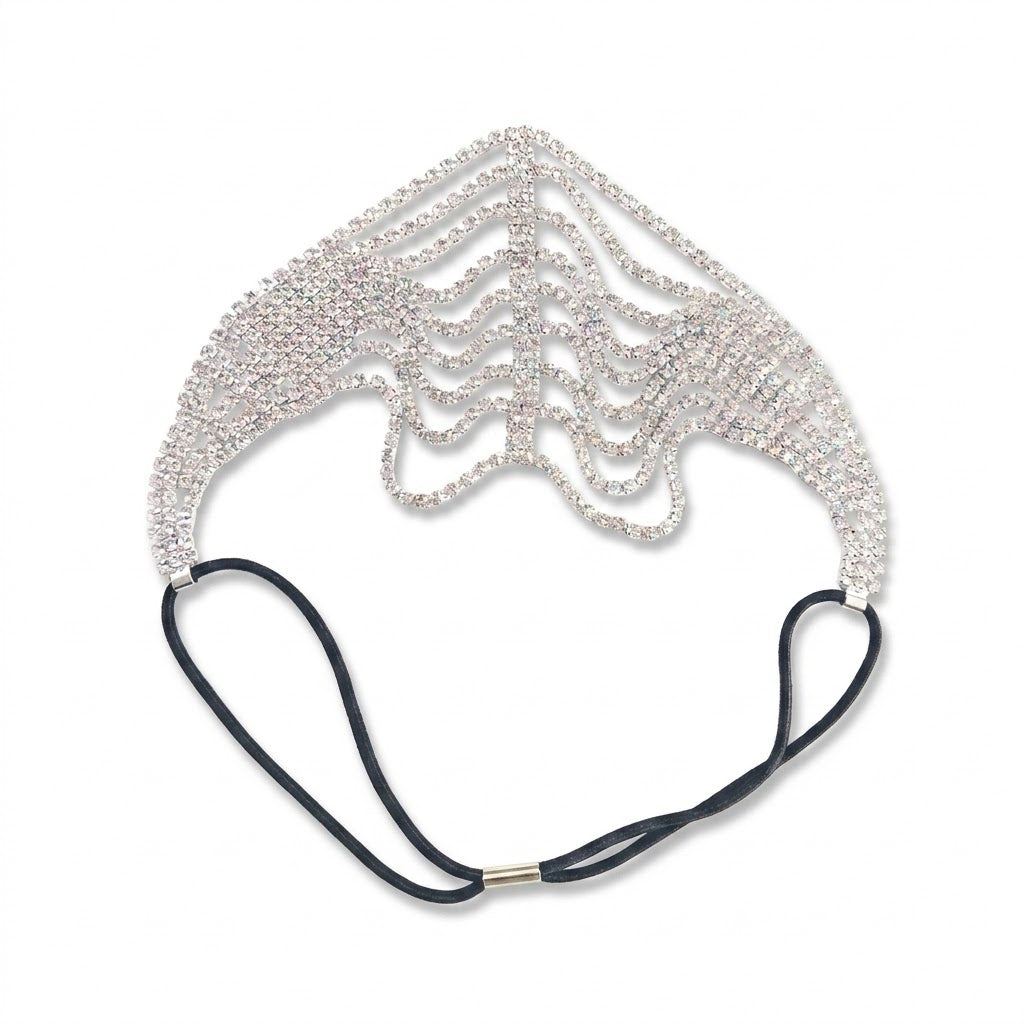 Multi-Layer Rhinestone Chain Headband