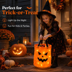 LED Glowing Pumpkin Gift Bag