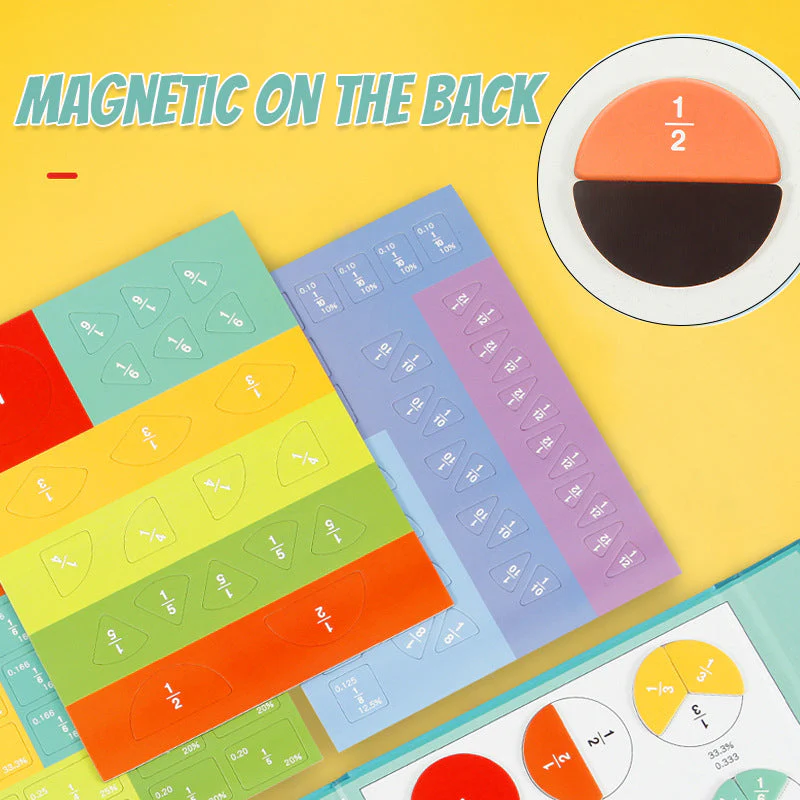 ⚡ 50K+ Sold 🔥 Selling Fast – Magnetic Fraction Educational Puzzle