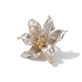 Vintage-Inspired Enamel Tulip Statement Ring